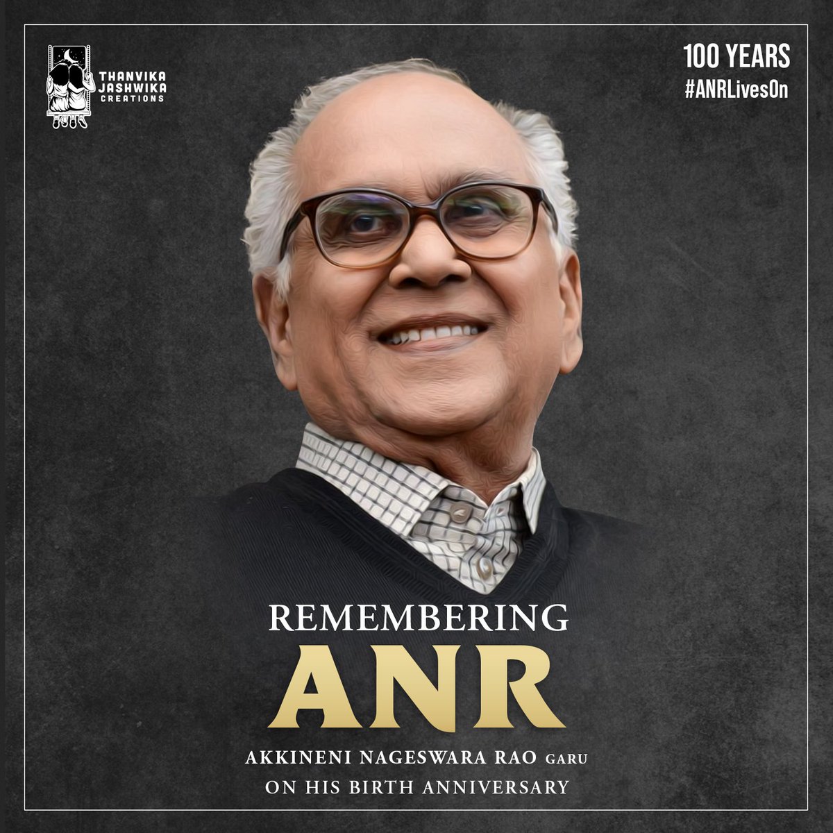 tjcreations123's tweet photo. 🎂✨ Remembering the legendary ANR on his special day! 🙏🎉 His everlasting charisma and contributions to cinema will forever inspire generations to come. Happy birthday, sir! 🌟🎥 

#ANRBirthAnniversary #LegendForever #AkkineniNageswaraRao  #chaitanyaakkineni #actor https://t.co/SB6KsVa2ry