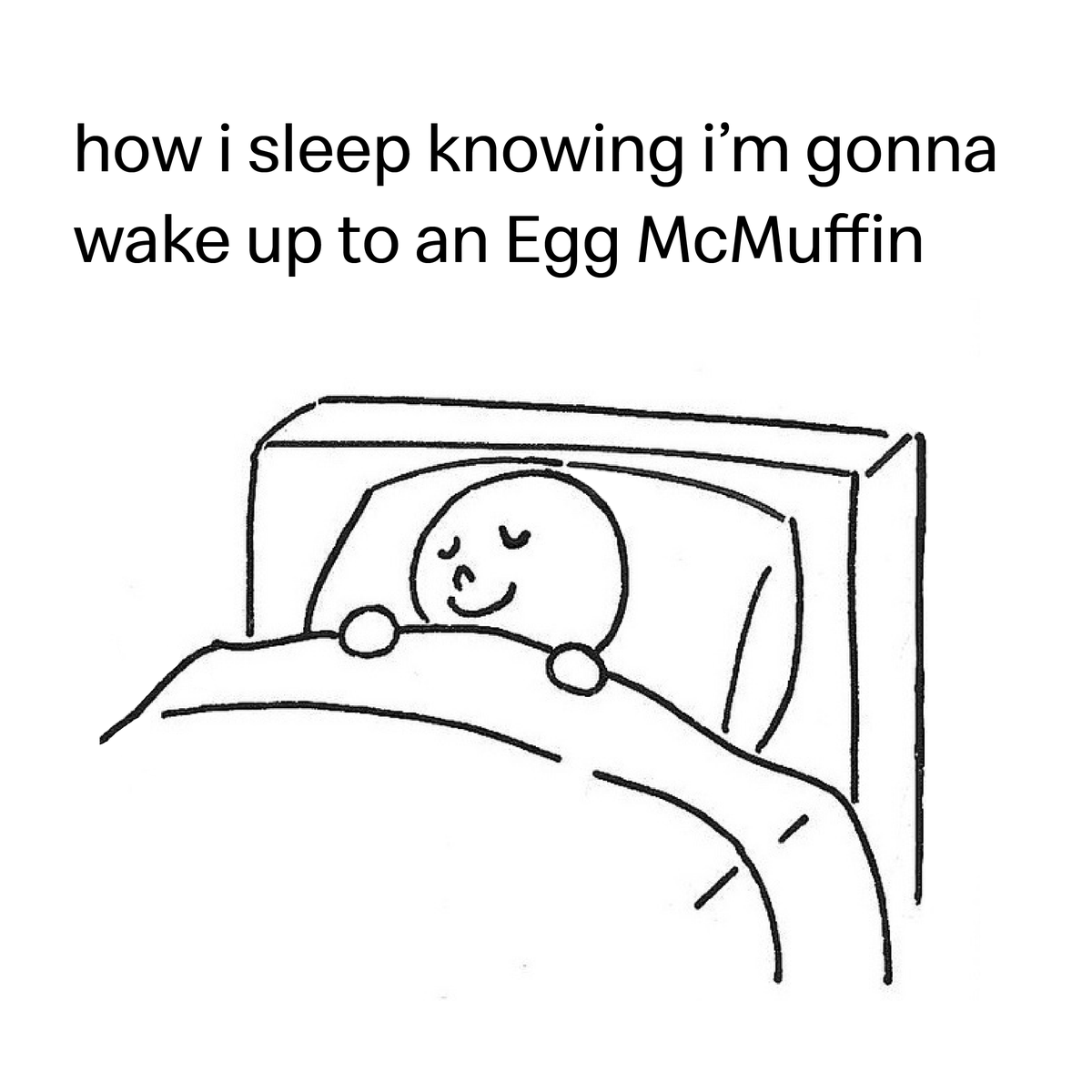 my secret to happily falling asleep: ordering breakfast ahead on the McDonald’s App