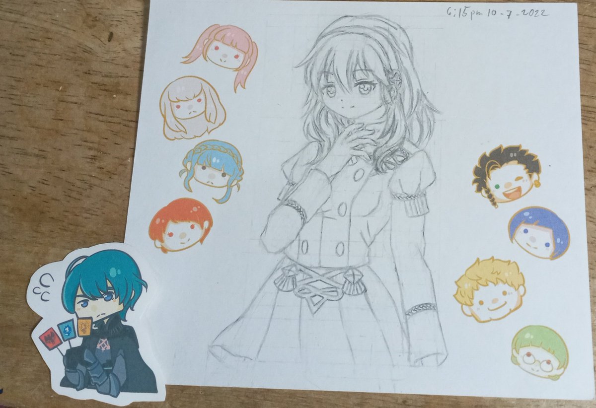 OkraCat's tweet image. Happy birthday, Byleth! 🐲

#FE3H #firee