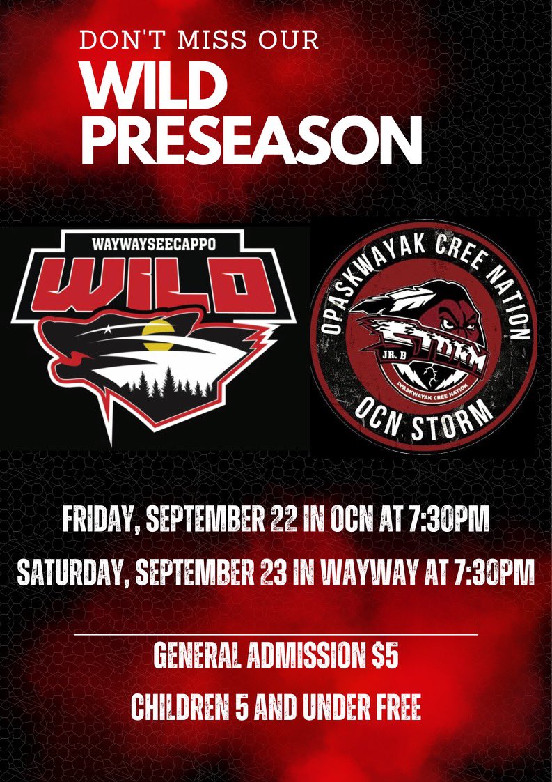 Our preseason is set! See you Friday <a href="/KJHLStorm/">OCN Storm</a> #KJHL #preseason