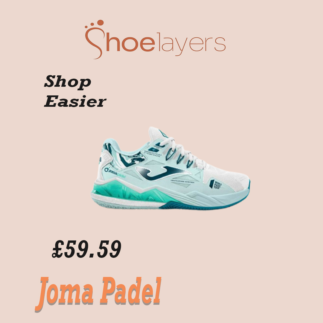 ShoelayersUK's tweet photo. ADULT'S PADEL TRAINERS JOMA SPORT T.SPIN LADY 2305 TURQUOISE
Price: £59.59
Standard Delivery: 3-5 working days
https://t.co/ScdLP1OqS8
#adultspadel #jomapadel  #jomasport #shoes #shoelayersuk #shoes #ladyshoes 
#nature #photo #photography #photoshoot #naturelovers #photos https://t.co/KT18eU2cD5
