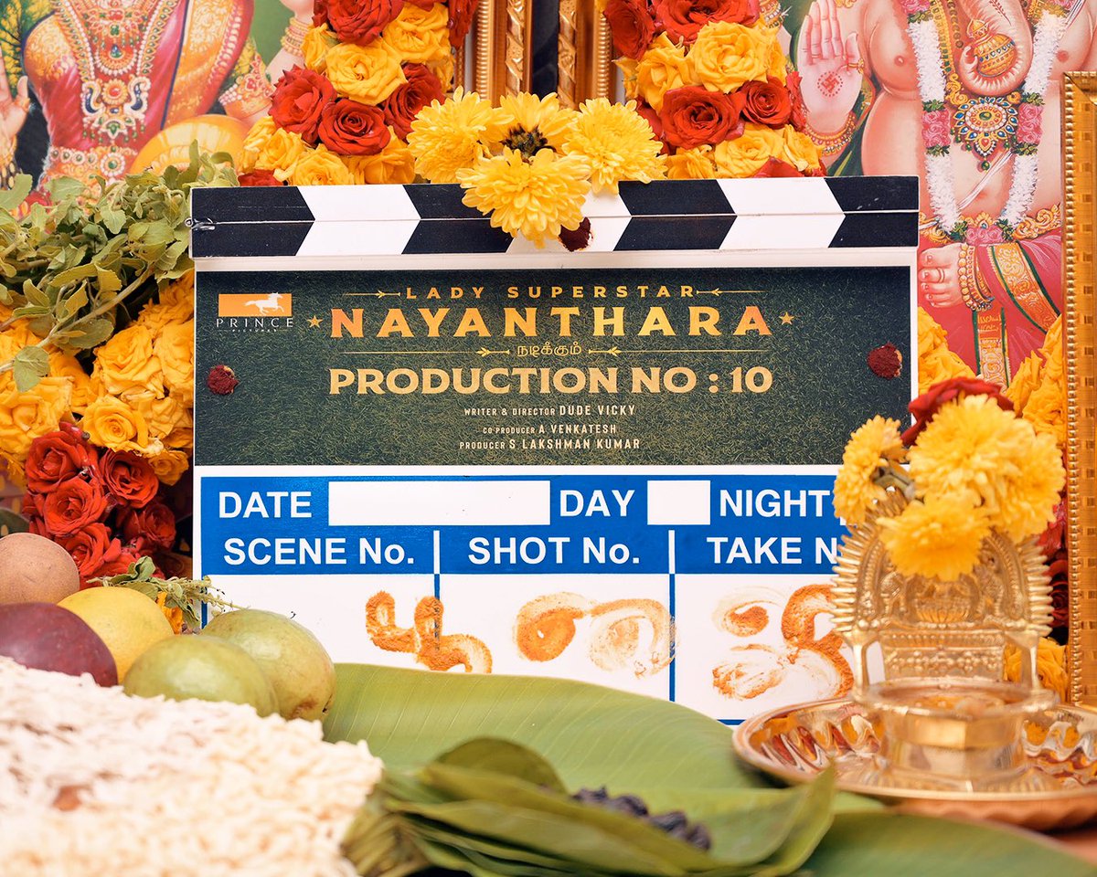 TBSTwizzle's tweet photo. #MANNANGATTIsince1960 : Pooja Ceremony Stills..✨️
#Nayanthara | #YogiBabu | #GauriKishan | #SeanRoldan | #DudeVicky
Shoot begins soon!
@lakku76 @venkatavmedia @dudevicky_dir @iYogiBabu @gourayy @NPoffl @RDRajasekar @rseanroldan @MilanFern30 @ganesh_madan @itshravanthi @paalpandicinema @KannadasanDKD @SonyMusicSouth @prosathish