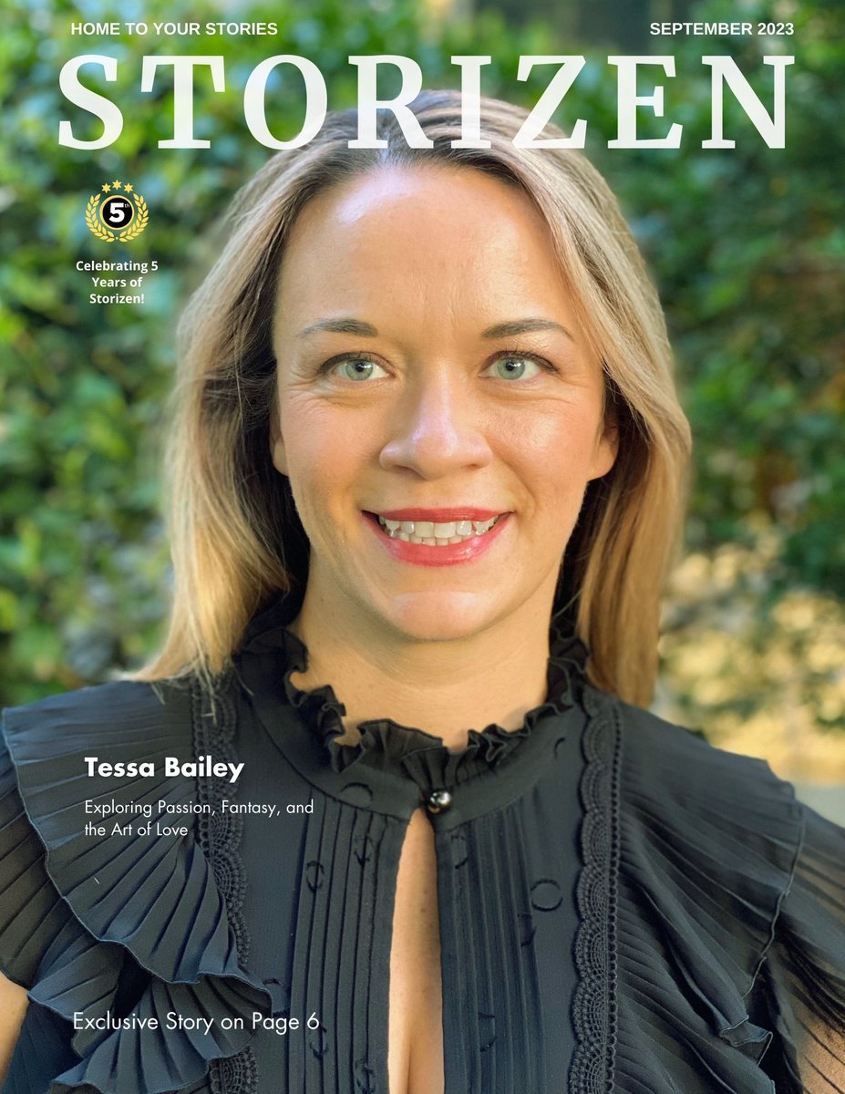 storizenmag's tweet photo. #NewIssue: Our September 2023 Issue goes live today! Thank you, Tessa Bailey, @HarperCollins, @HarperCollinsIN team, and @NehaKesarwani21 for this wonderful opportunity and the beautiful cover!
Read here - https://t.co/FJHLxLIzEr
#StorizenMagazine https://t.co/tknmuLUbum