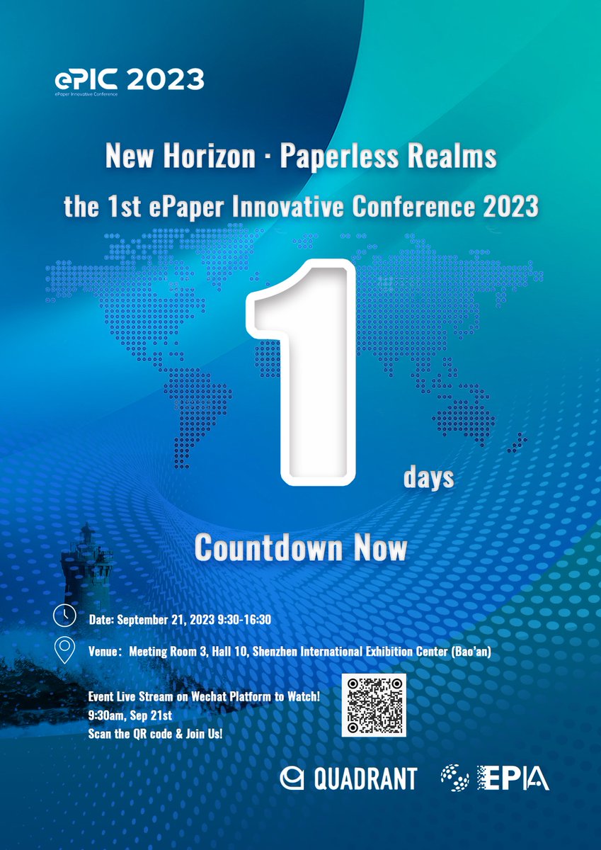 ePaper2023's tweet photo. One day left! https://t.co/yDP8dOTi2C
