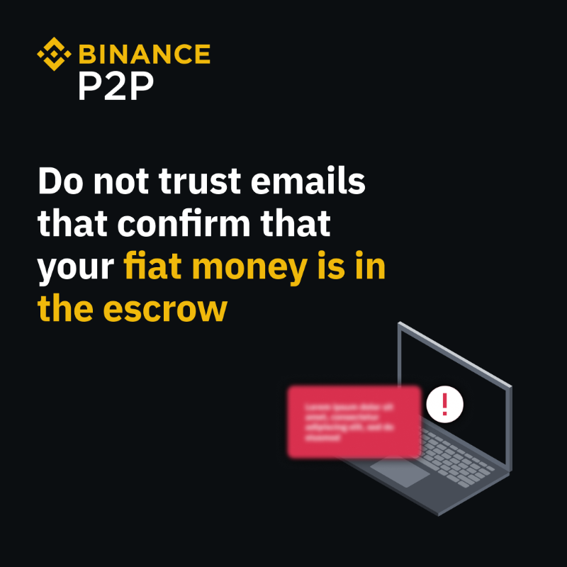 binance's tweet photo. No one wants to fall victim to a fake email scam.

So here are some tips on how to identify and avoid them 🤝