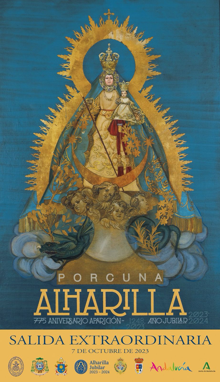 Procesión Extraordinaria de la Virgen de Alharilla este 07 de Octubre del 2023