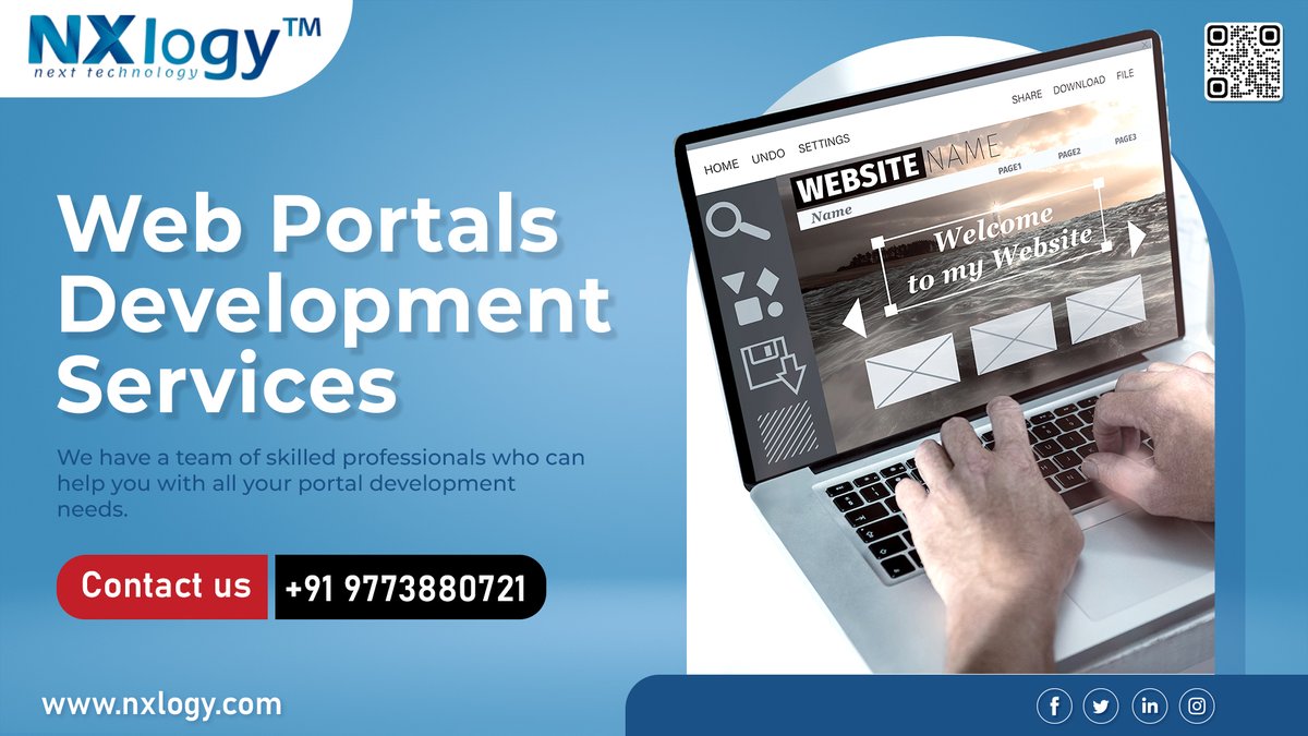 nxlogy's tweet image. Are you looking for Web Portal Development Services? #Nxlogy provides the best website portal design, Interactive Websites, and web portal development in Noida Delhi NCR. 
 📷 +91 977 388 0721
Inquire now: nxlogy.com/service/web-po…
 #WebPortalDevelopmentServices  #websitedesign