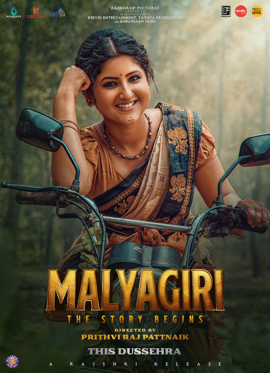 AmaraMuzik's tweet photo. " MALYAGIRI " the story begins, Releasing 
This Dusshera 2023 !!! 

@babushaansai #AmlanDas @Sivanisangita24
@suryamayee @prpdir

#MalyagiriMovie #MalyagiriOdia #Malyagiri #Dussehra2023 #Dussehra
#AmaraMuzikOdia 
#AmaraMuzik https://t.co/4xQOQ8uacj