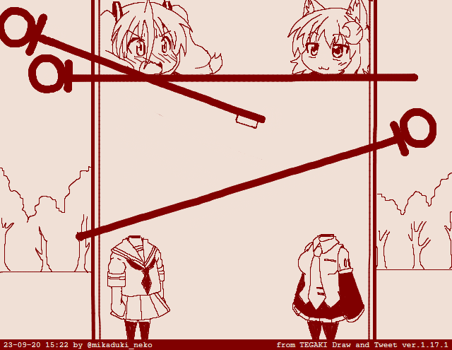 ピンを抜いて頭を正しい身体につなげよう! #tegaki_dt 