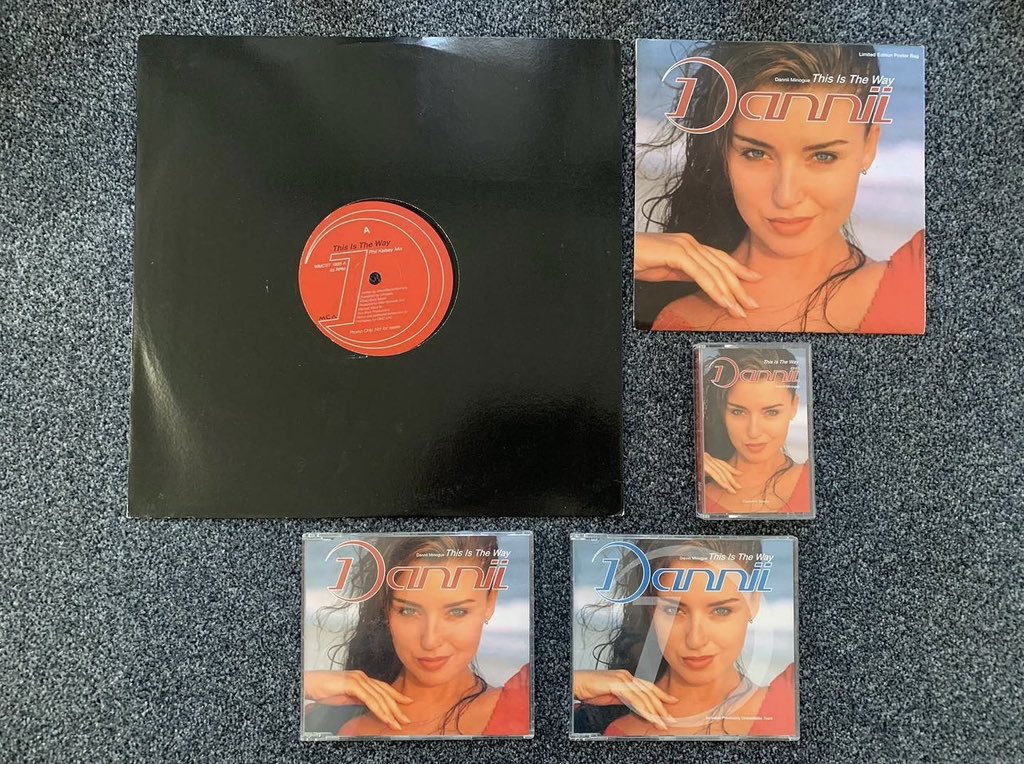 spsmith136's tweet photo. @danniiminogue #ThisIsTheWay fourth #single from #album #GetIntoYou released 30 years ago today!! #12inch #vinyl #7inch #poster #CD #cassette 😊🎶💃🏼🕺🏼xx https://t.co/idAQWNrEg1