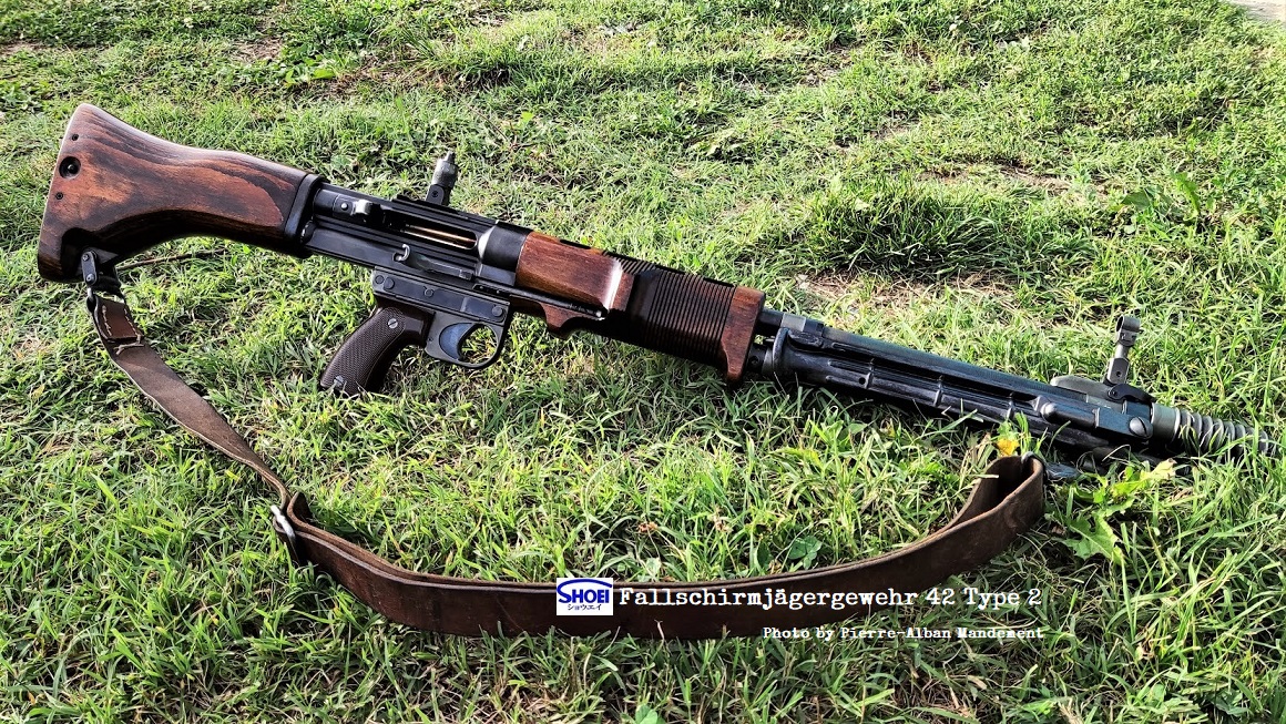 tomio_matsumoto's tweet photo. FG42 Type 2 replica model (Full Size Non Firing Museum Replica): The wonderful picture again arrived from Pierre-Alban in France!!!
Merci Pierre-Alban!!!
info@shoeiseisakusho.co.jp
#shoeiseisakusho
#modelgun
#モデルガン
#fallschirmjägergewehr42type2
#fg42type2
#germanrifle https://t.co/b3cc997RFs