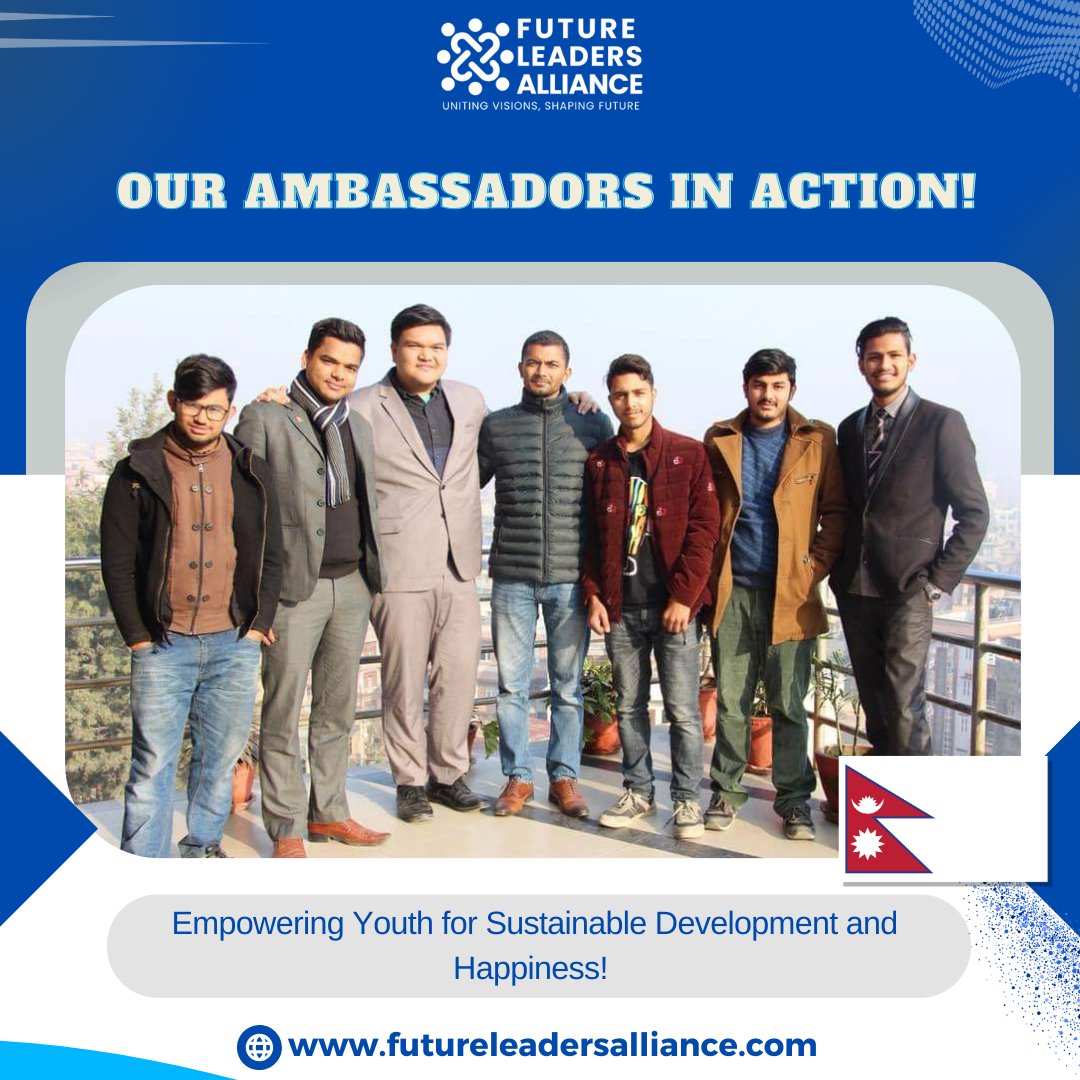 futureleaders90's tweet photo. The impactful participation of our esteemed Country Ambassador Mr. Gokul Joshi from Nepal in the enlightening event, #Youth for #Sustainable #Development #Goals, #Leadership, and #Attainment of Happiness in Life.
#FutureLeadersAlliance #YouthForSustainability #HappinessInLife https://t.co/VNHnXnq22Y