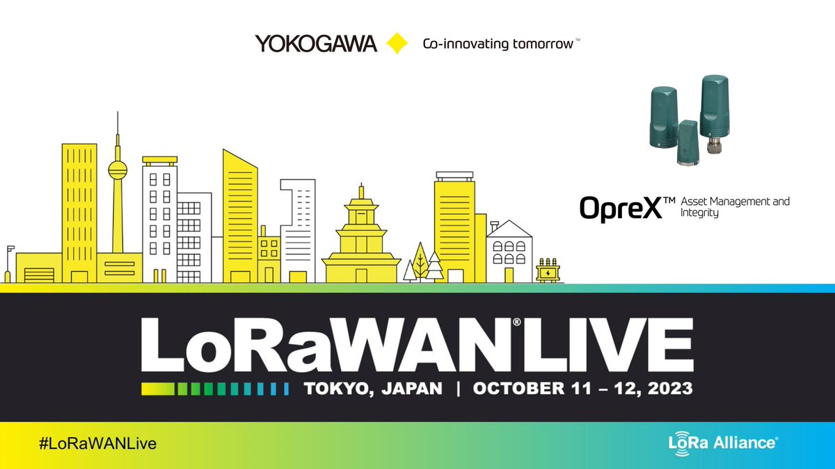 YokogawaIA's tweet photo. Attend #LoRaWANLive Tokyo to see case studies in key markets and go into IoT wireless solutions in depth. Yokogawa will provide a new solution in a different field for #SushiSensor. Don’t miss the 2023 LoRaWAN Live event in Tokyo! https://t.co/E0IzSwHXGe
#SushiSensor https://t.co/d2PwYdkMI5