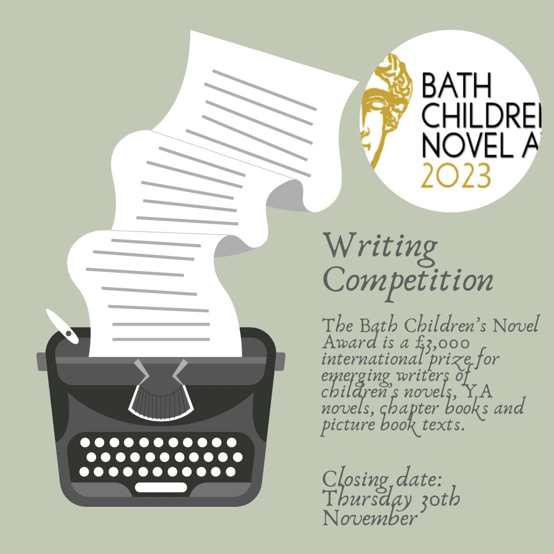 Michverilion's tweet photo. This award is judged by leading children’s literary agents from a shortlist chosen by Junior Judges aged 7- 17. Closing date is 30th November with this year’s longlist announced mid December 2023.
#writingforchildren #kidlit #writingcompetitions #writerslife #writingcommunity https://t.co/lykq9ctCOx