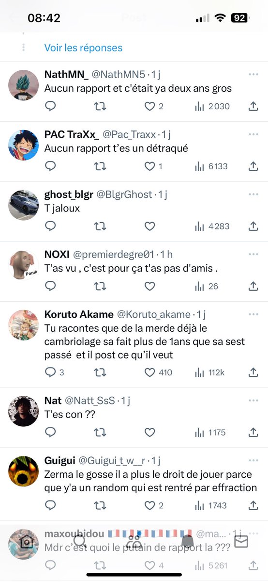 Clem950912's tweet photo. Vous êtes là à faire ce que le français fait de mieux : chômer et insulter un inconnu. Alors que grâce à vous j’ai reçu 15dm dont 3 pour des app et site en ligne. 
J’viens d’encaisser 15000€ pour le mois de septembre grâce à tous ces enculés mdrrr merci @valouzz_ https://t.co/d8sPQoEHaN