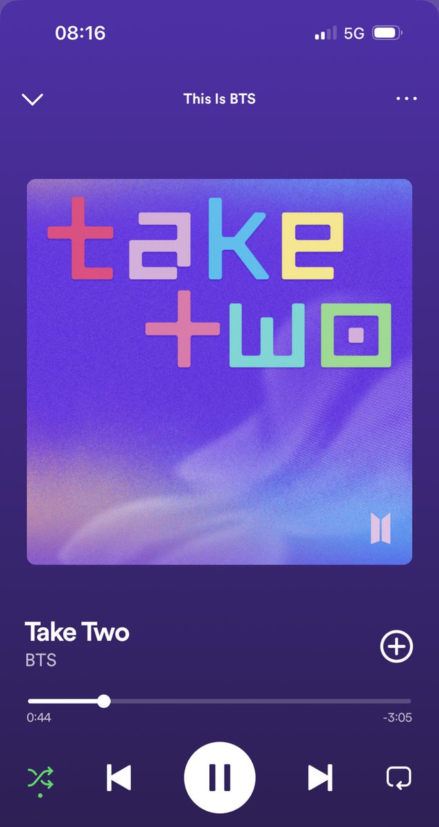 This song sounds a little more sweeter today 💜💜💜💜💜

#TakeTwoByBTS 
#BTS 
#BTSARMY
