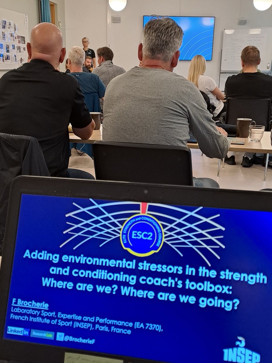 My last talk for the European Elite Strength and Conditioning Course (ESC2 Essence; linkedin.com/groups/12698679): Adding environmental stressors in the strength and conditioning coach's toolbox: Where are we? Where are we going? Thanks to the organizers for the invitation🙏