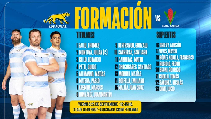 Ojo al parche: el impecable plan que tendrán Los Pumas para cambiar su pálida imagen del debut mundialista 