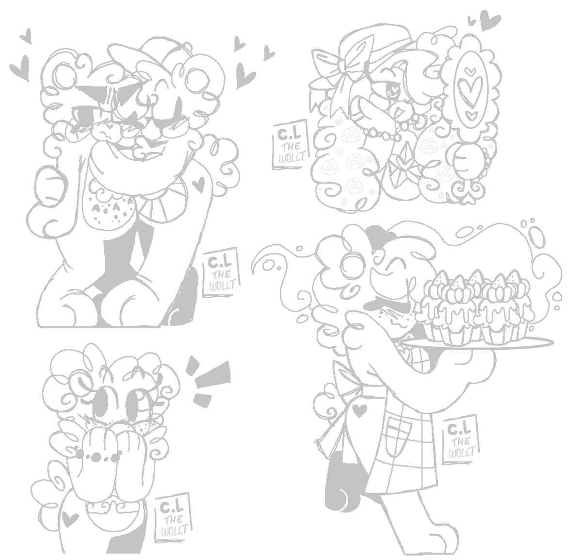 lthewoll's tweet photo. #CareBears #CareBearsFanart #SheerBear #GrumpyBear #TrueHeartBear #FunShineBear #BirthdayBear  #Bears #クマ #Care_Bears #毛皮 #なにこれかわいい #redrawing #ケアベア  #CareBearsthailand
✏️Sketches✏️ https://t.co/Vh1Jj1yoec