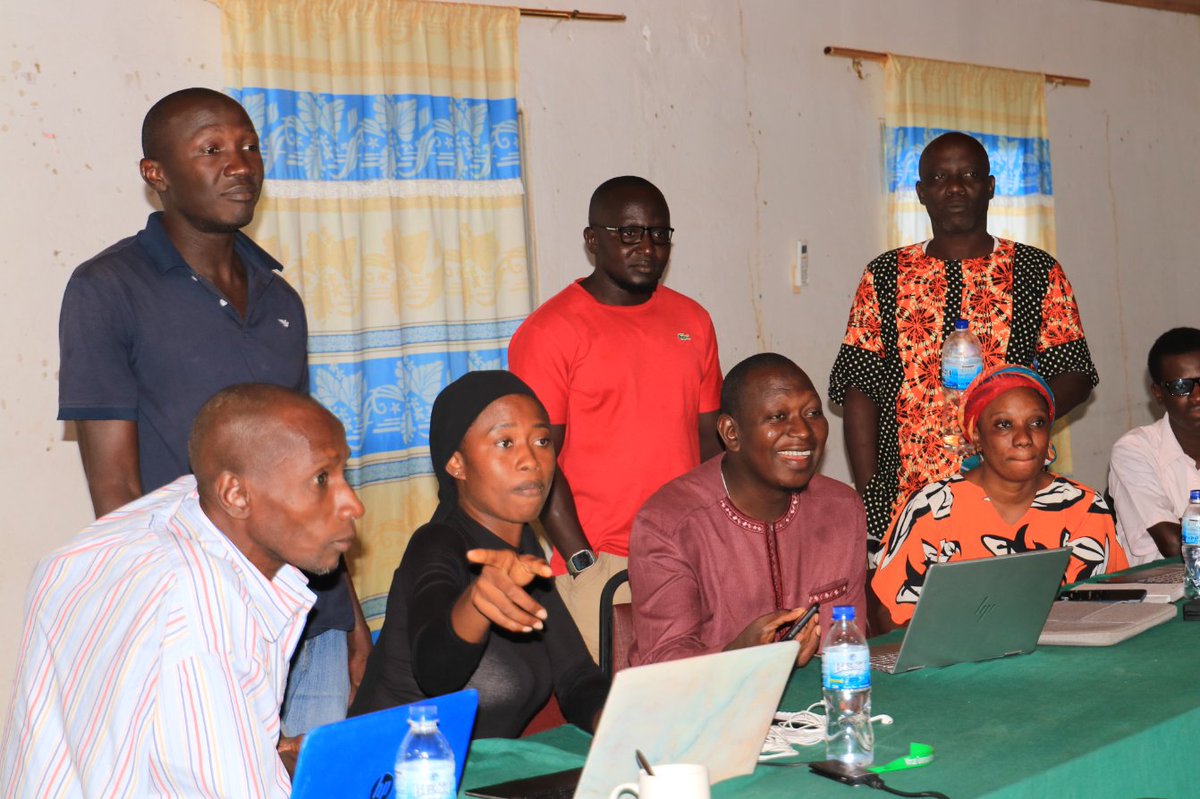 ITC_Gambia's tweet photo. Strengthening rural institutions for peace &amp; unity.

We are thrilled to support the Foni Agency for Rural Development (FARD) to hold a 3-day workshop in Bwiam to develop a constitution &amp; strategic plan for the organization.
 
🙏 @UNPeacebuilding for the support. https://t.co/P0XV7iRp2Z