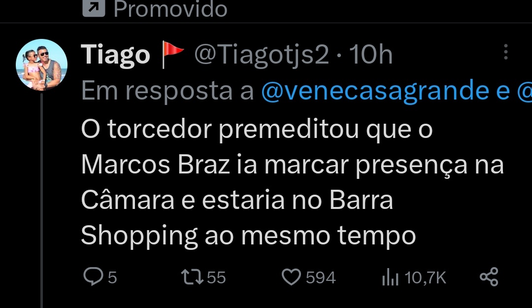 claudinhatjf's tweet photo. Tiago , cirúrgico 👏🏽👏🏽👏🏽
@roddunshee não tire o torcedor como Otario, vcs não são os donos do Flamengo, respeitem a Nação, seus covardes !
#ForaMarcosBraz
#FORALANDIN
#ForaSampaoli
#NOSSOMOSOFLAMENGO https://t.co/gjs9m24jYJ