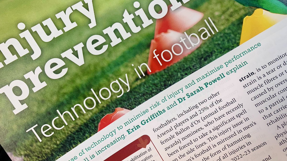 Really good to see this new article in print🗞️Loved working with the very talented @ErinGriffiths21 🎓 Thank you for reviewing @TimothyBarry2 #TechnologyNews #SciComm @Sportlight_Ltd 📹 @HodderMagazines
