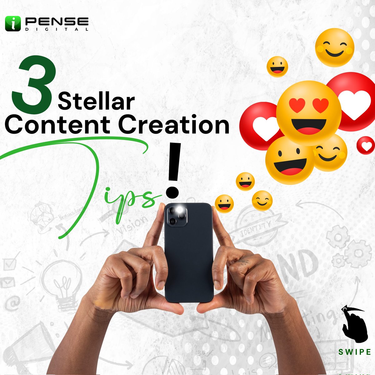 IpenseDigital's tweet photo. Are you interested in creating attention-grabbing content like a pro?

Get started with these tips we've shared! Keep your audience glued to your page and leave them no other choice but to keep coming back. https://t.co/KcqHUtLQiX