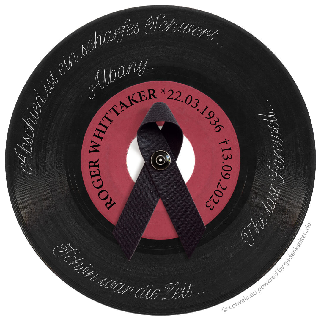 In Gedenken an die britische Schlager-Legende Roger Whittaker#rip #restinpeace #riproger #riprogerwhittaker #rogerwhittaker #inmemoriam #inmemory #unforgotten #mourning #thelastfarewell #unvergessen #ingedenken #schlager #abschied #abschiedisteinscharfesschwert #albany