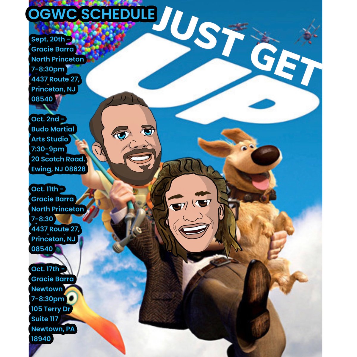 New OGWC Schedule starts TONIGHT!

Opposed to popular belief it’s not that easy to “just get up” on the mats. Come and learn some basic technique with world class details so you can provide some real insight when helping your kids/community/club! 👴🏼👊🏼🕺🔥👵🏼

#OGWC #AdultWrestling