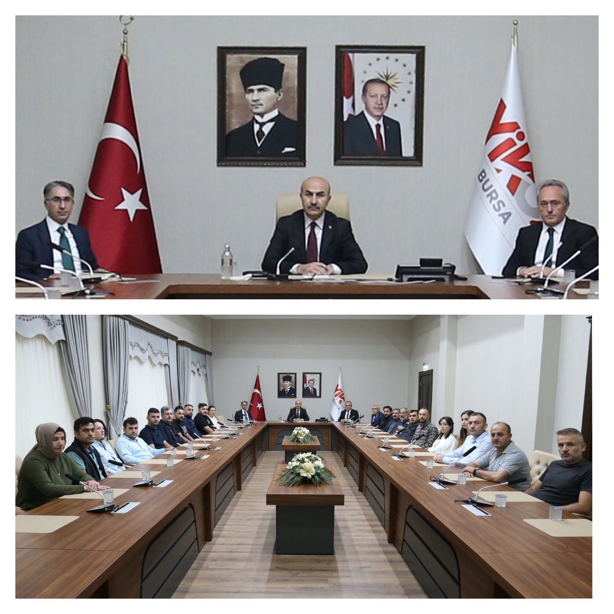 Sayın Valimiz Mahmut Demirtaş'a, inşaat emlak bölümümüzde eğitim yatırımları ile ilgili sunumumuzu gerçekleştirdik.

#TürkiyeYüzyılı #EğitiminYüzyılı

<a href="/tcmeb/">Millî Eğitim Bakanlığı</a> <a href="/BursaValiligi/">T.C. Bursa Valiliği</a> <a href="/ZcanDUMAN/">Özcan DUMAN</a> <a href="/Alireisoglu34/">Dr. Ahmet ALİREİSOĞLU</a> #bursamem