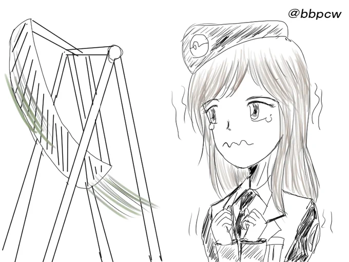恥ずかしいけど初めて描いたメグミさんの絵😅
劇場版で弾き飛ばされてから遊園地の船のブランコが怖くなったメグミさんですw
#メグミ生誕祭2023 
#メグミ生誕祭 