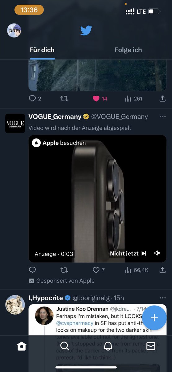 AzraAnimating's tweet image. Okayyyy… ich habe gerade eine Werbeanzeige vor einer Werbeanzeige gehabt.. soll das so?