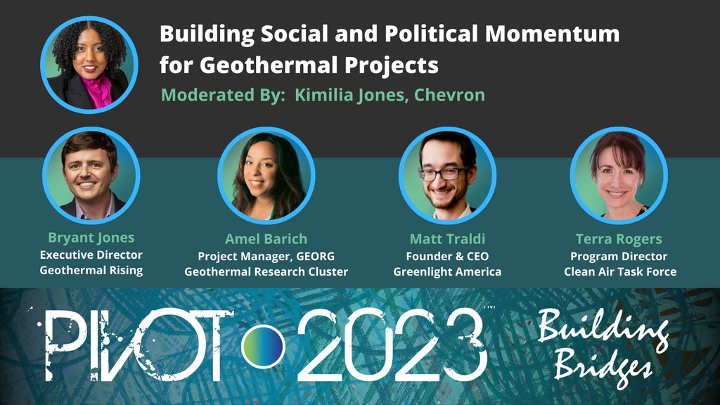 PIVOT Geothermal Conference tweet media