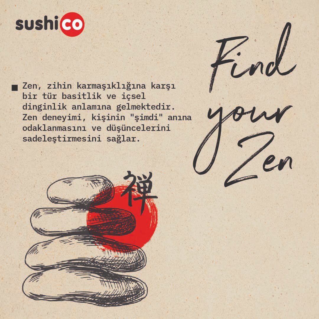 Find your “Zen” with SushiCo!

“Zen” nedir?

#sushico #zenmoment #sushicozen #zenfelsefesi
