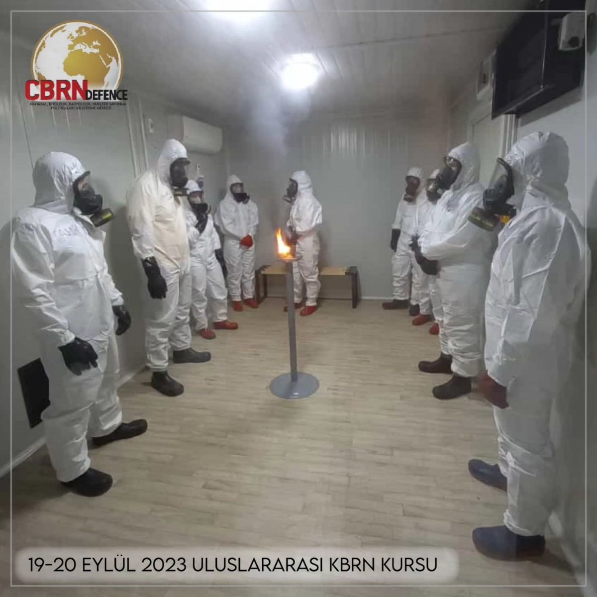 19-20 Eylül 2023 tarihlerinde KBRN Eğitim ve Simülasyon Merkezi'nde uluslararası çapta düzenlenen, ülkemizde ilk kez yabancı dilde yapılan (yüzyüze İngilizce) KBRN Kursunun ikinci günü devam ediyor. #kbrn #cbrne #cbrn