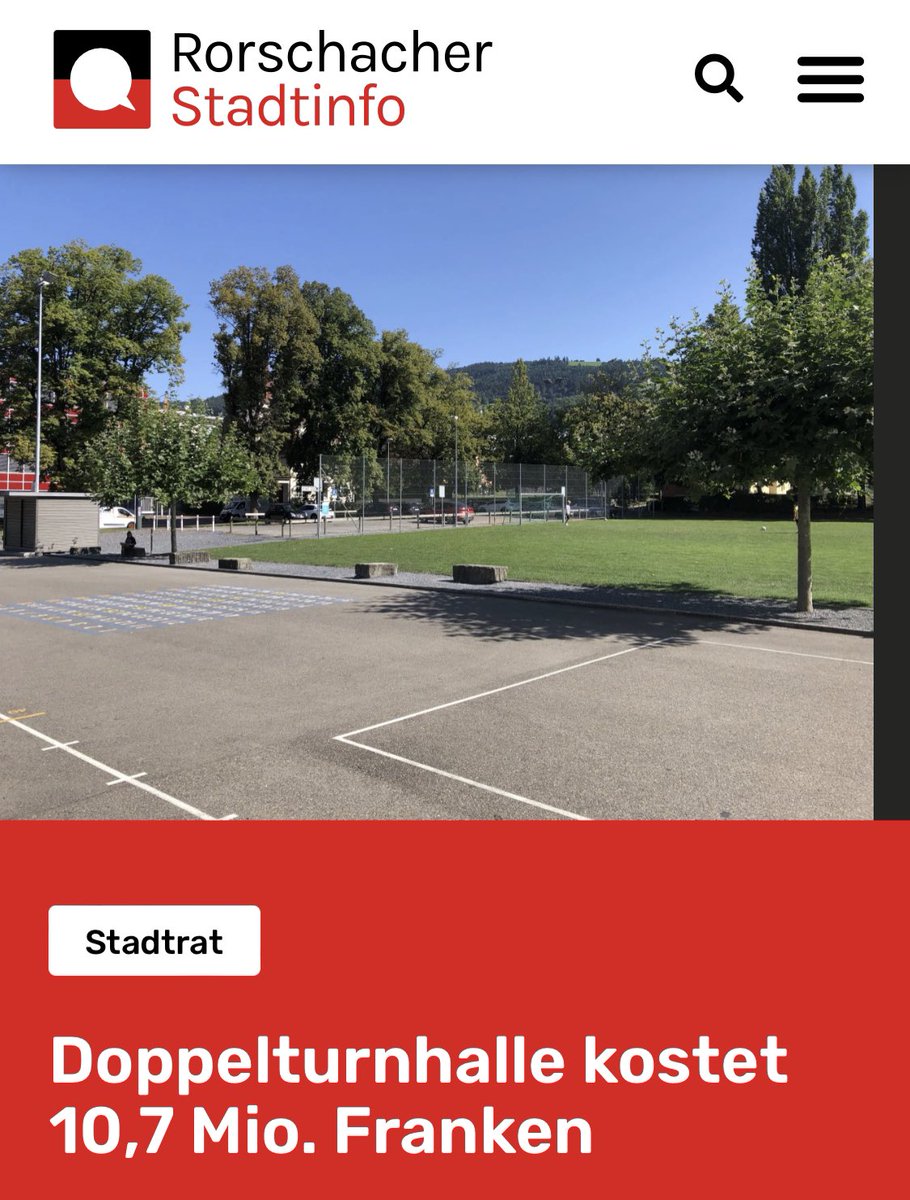 Die Doppelturnhalle kostet 10.6 Millionen Fr.. Dazu kommt ein Wärmeverbund für Schulhaus, Kindergarten, Turnhalle und Fachstelle im Rahmen von 1.7 Millionen Fr.. Die Tiefgarage kostet 2.9 Millionen Fr. und wird über Gebühren finanziert wird.