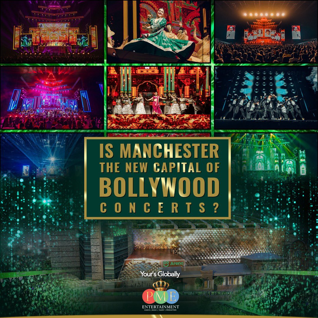 Manchester - Are you ready? 😍 🇬🇧 Let us know your thoughts in the comments below! ⬇️ @pmeworld @graceentertainmentuk @rockonmusic_uk @rockonevents @farhathhussain @burj.mayfair #Manchester #UnitedKingdom #BollywoodShows #BollywoodEvents #PMEEntertainment #pmeworld #graceent