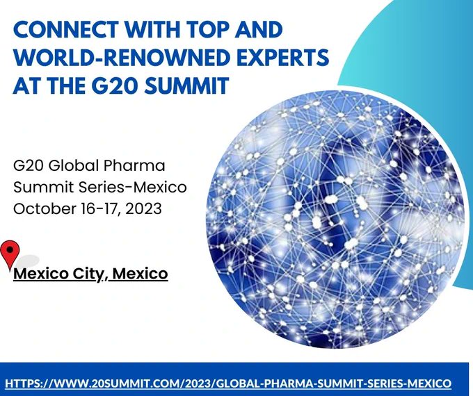 g20_summit's tweet photo. #Opportunity for #Professional Growth Networking Opportunities #Knowledge #expansion #Platform for #innovation Continuing #professional #development #testimonials and #successstories #g20 #pharmasummit https://t.co/A47ShZJOaB