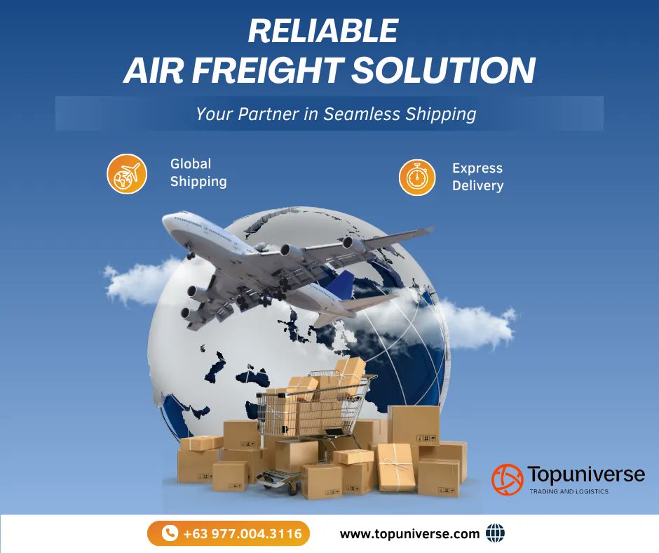 Looking to elevate your business's global reach?
Our world-class International Air Freight Services, designed to meet your cargo needs seamlessly. Contact us today to experience the future of air cargo transportation. buff.ly/3oie3nc 
#AirFreight #AirCargo #FreightService