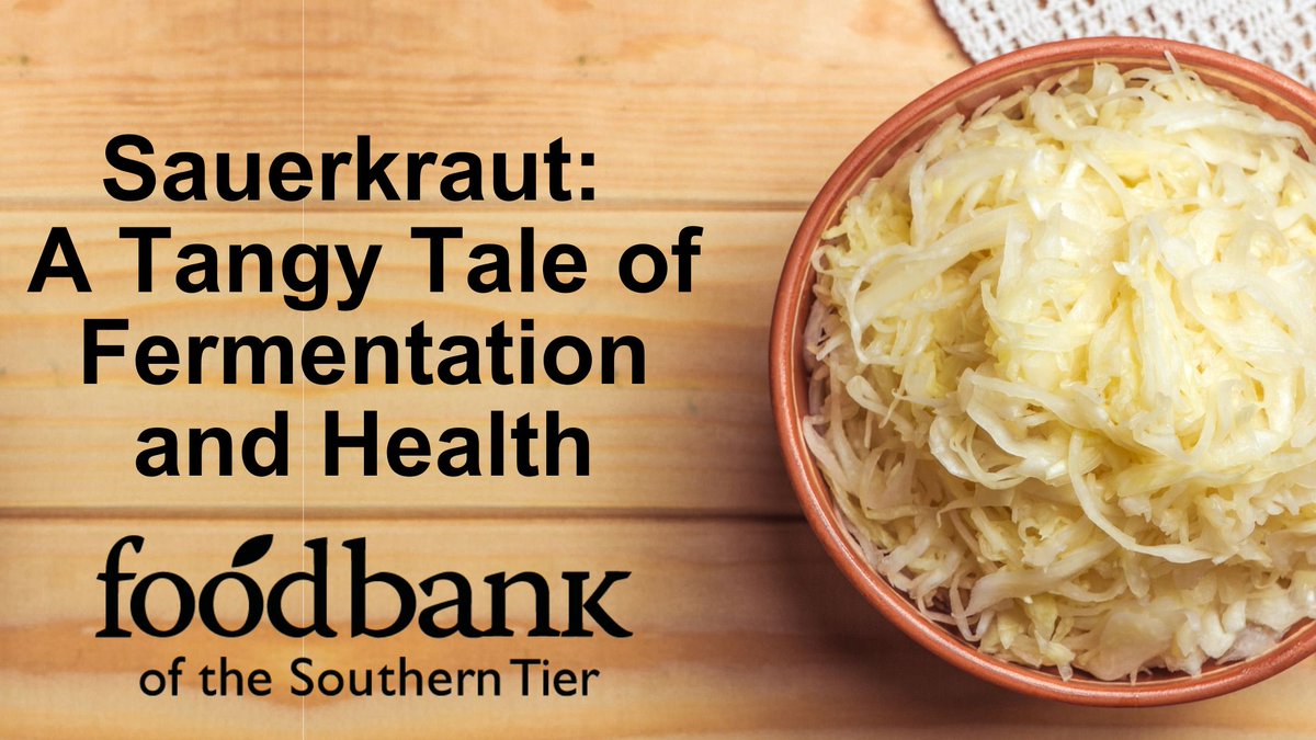FoodBankSTier's tweet photo. Sauerkraut, with its tangy flavor and crunchy texture, has earned its place as a beloved condiment and ingredient in many cuisines around the world. But what exactly is sauerkraut? https://t.co/W7o6evLEBP  #Sauerkraut #FermentedFoods #CabbagePower #Probiotics https://t.co/33x5OOQx0Y