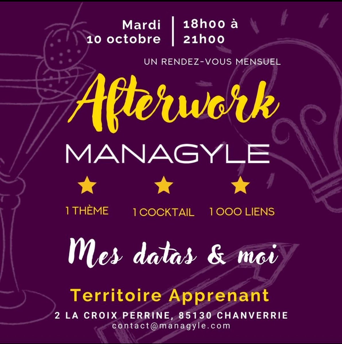 managyle's tweet photo. NUMERIQUE RESPONSABLE
Mes Datas &amp; Moi 
🌳 mardi 10/10/23 /18-21h
🌲 par Audric Gueidan, formateur chez MANAGYLE, animateur et responsable de La Filature Numérique Cholet 😁 
🌲 Inscription : https://t.co/osHXeaqQYb
📍Hélène | 06 75 99 49 37 contact@managyle.com
#cybersecurite https://t.co/hbN7IYf2G0
