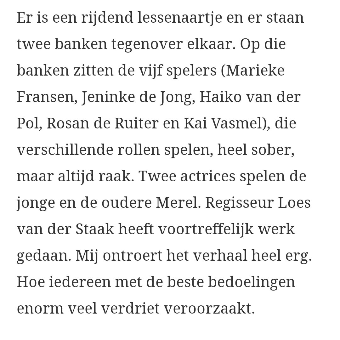 Toetssteen's tweet photo. Over anderhalve week gaat #Afstandsmoeders in reprise, een hartverscheurend verhaal over een jonge vrouw die haar pasgeboren kind moest afstaan en nooit meer terug zag.

@theaterkrant schreef 2 jaar geleden deze recensie:

#toneel
#theater
#Amsterdam https://t.co/uELmo5Aasi