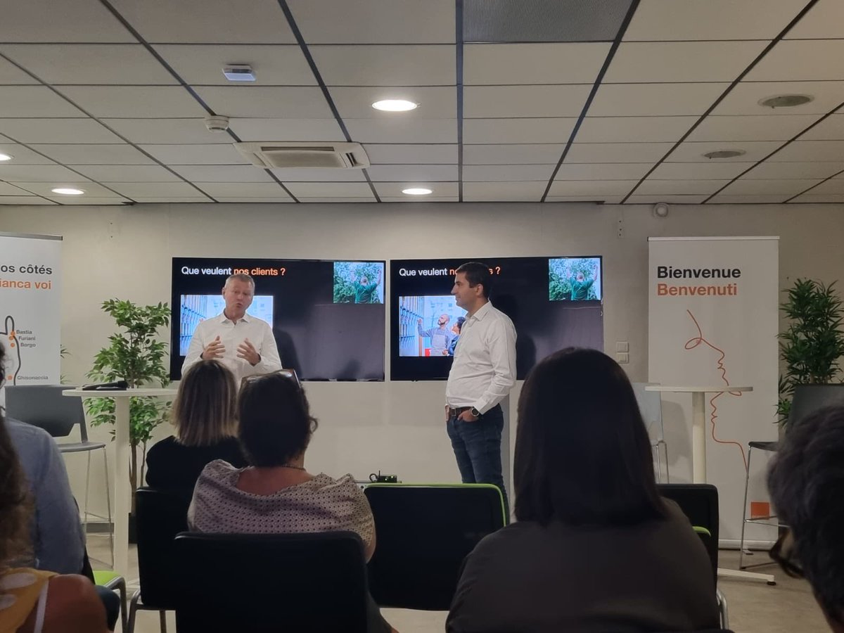 rab_pro's tweet photo. Quel plaisir de partager un moment avec les équipes @OrangeCorse Pro !
Tous les métiers réunis pour célébrer nos succès et partager nos ambitions 2023/2024.
#ExperienceClients #Conquête #Proactivité
De belles séquences collectives, fun et inspirantes ! 👏
#PourNosClients https://t.co/iKYw3lUBgw