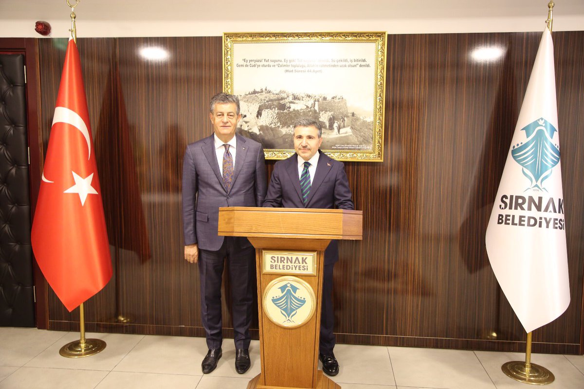 Bugün Valimiz Sayın Cevdet Atay’ı belediyemizde ağırladık.
Görüşmemizde ilimizde devam eden yatırım ve projelerimizi istişare ederek, şehrimizin gelecek vizyonuna ilişkin kıymetli paylaşımlarda bulunduk.
Nazik ziyaretlerinden dolayı Sayın Valimize şükranlarımı sunuyorum.