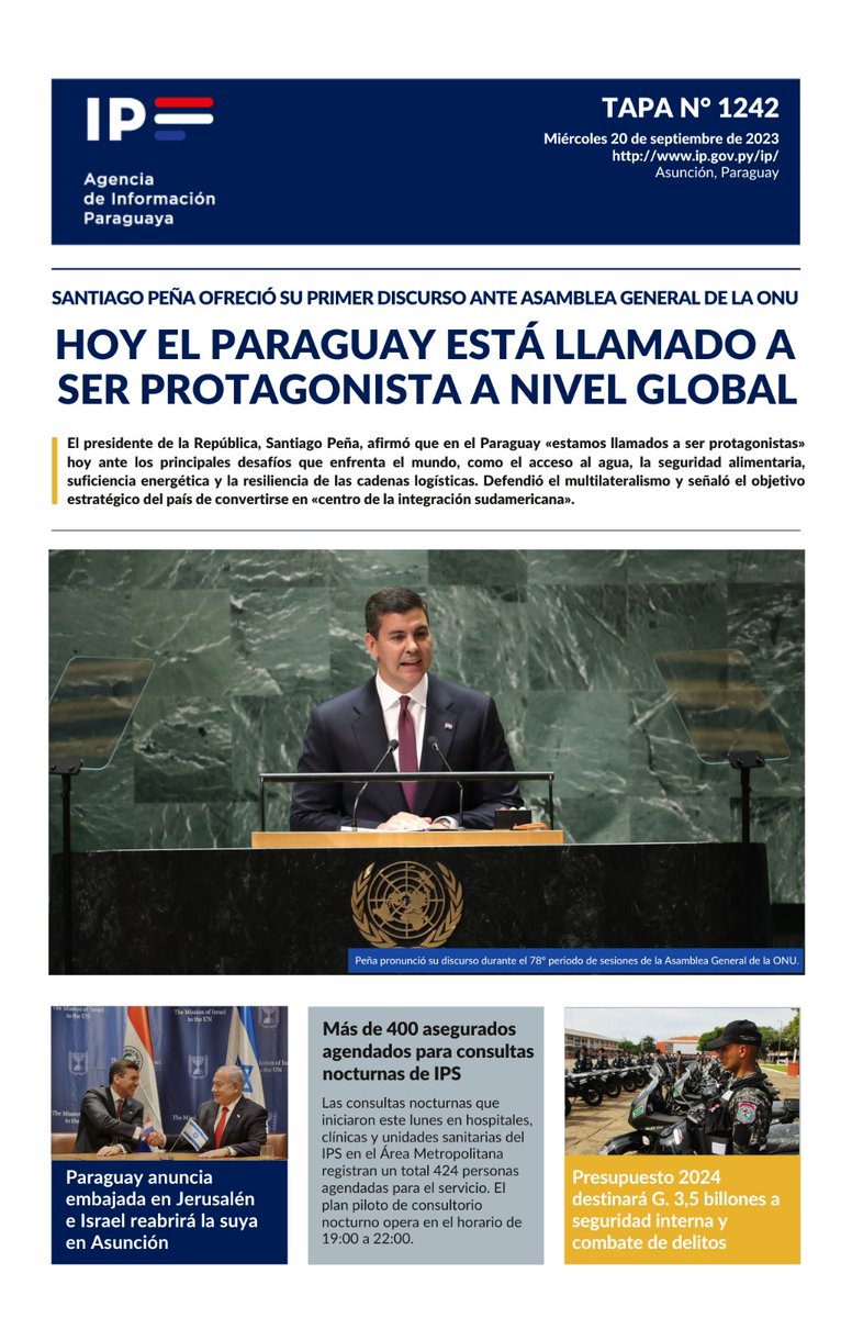joseca2506's tweet photo. Los principales titulares de la Agencia IP del miércoles https://t.co/KgDXY41yma