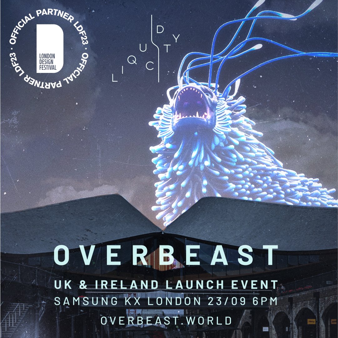 We're launching our mobile AR game 'Overbeast' in the UK and Ireland! Come to our launch event in London's Kings Cross this Saturday (no ticket or signup required) Part of @L_D_F londondesignfestival.com/activities/des… #AR #game #launch #event #free #London #weekend #design