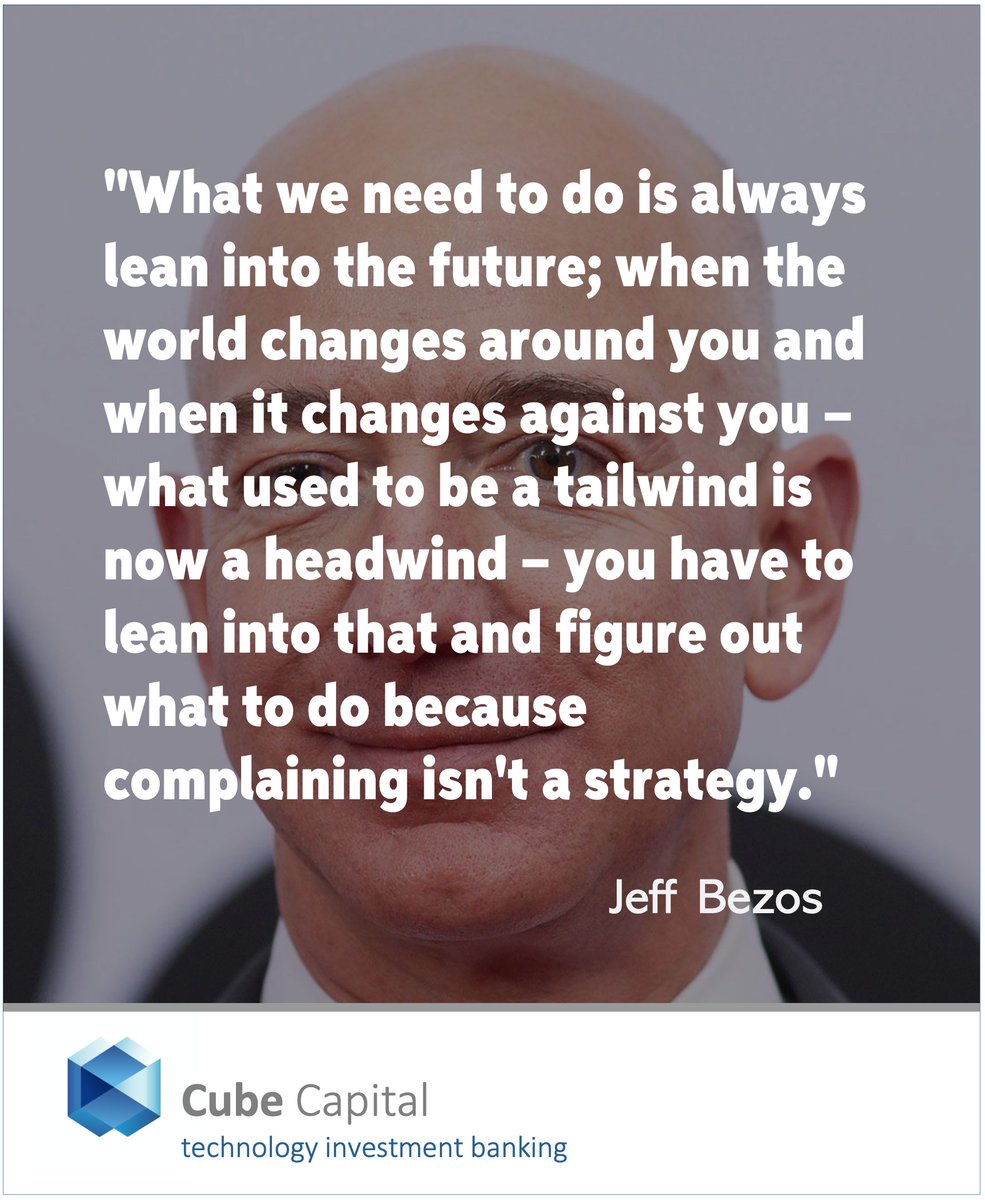 ...always lean into the future...