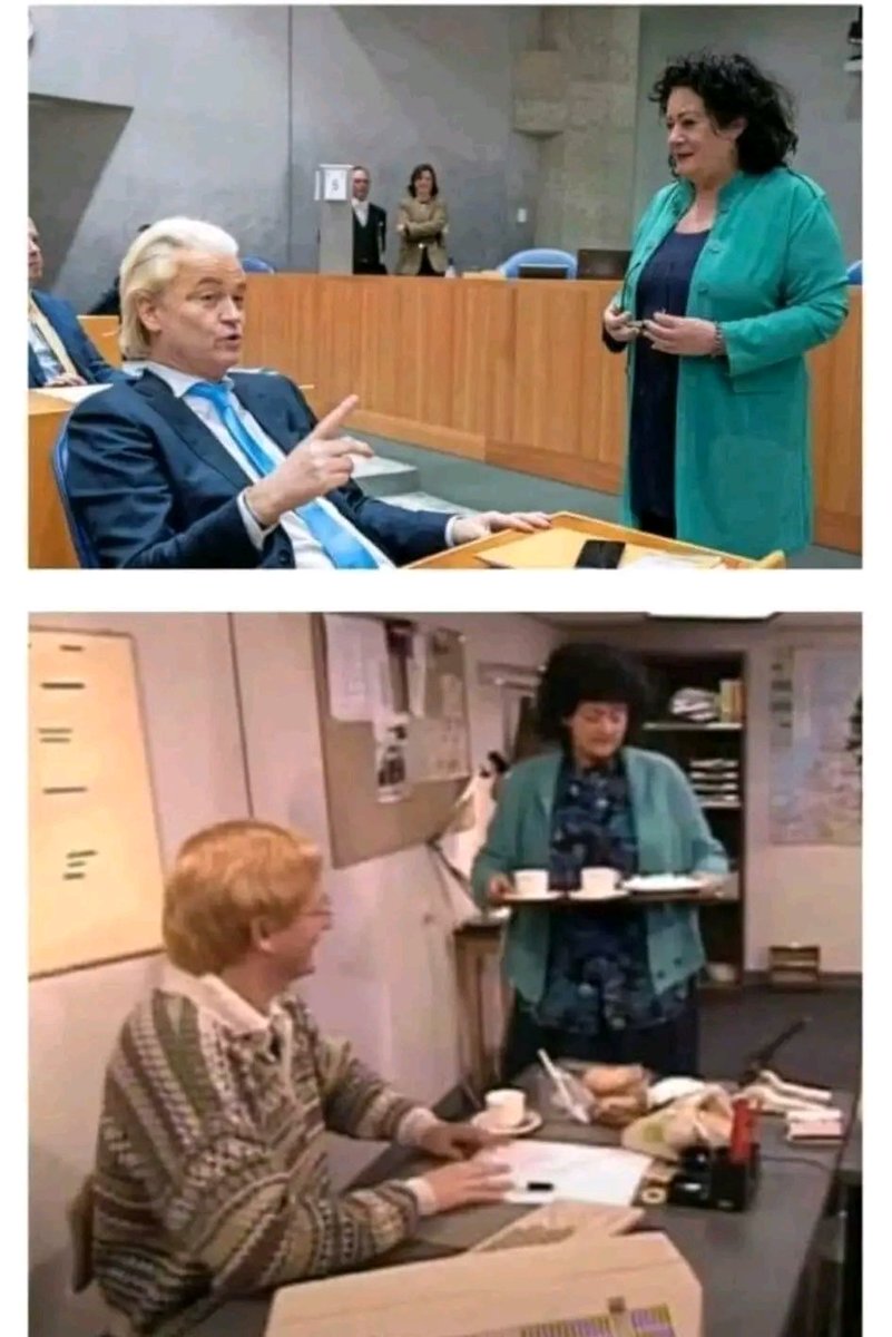 calitec12's tweet photo. Geweldig dit .... Soms heb je mensen met teveel vrije tijd die dingen zien die wij niet zien als hard werkende burger .
#juffrouw
#jannie #vanderplas #wilders #debat #verveelt #humor https://t.co/xfPAsVu8vI