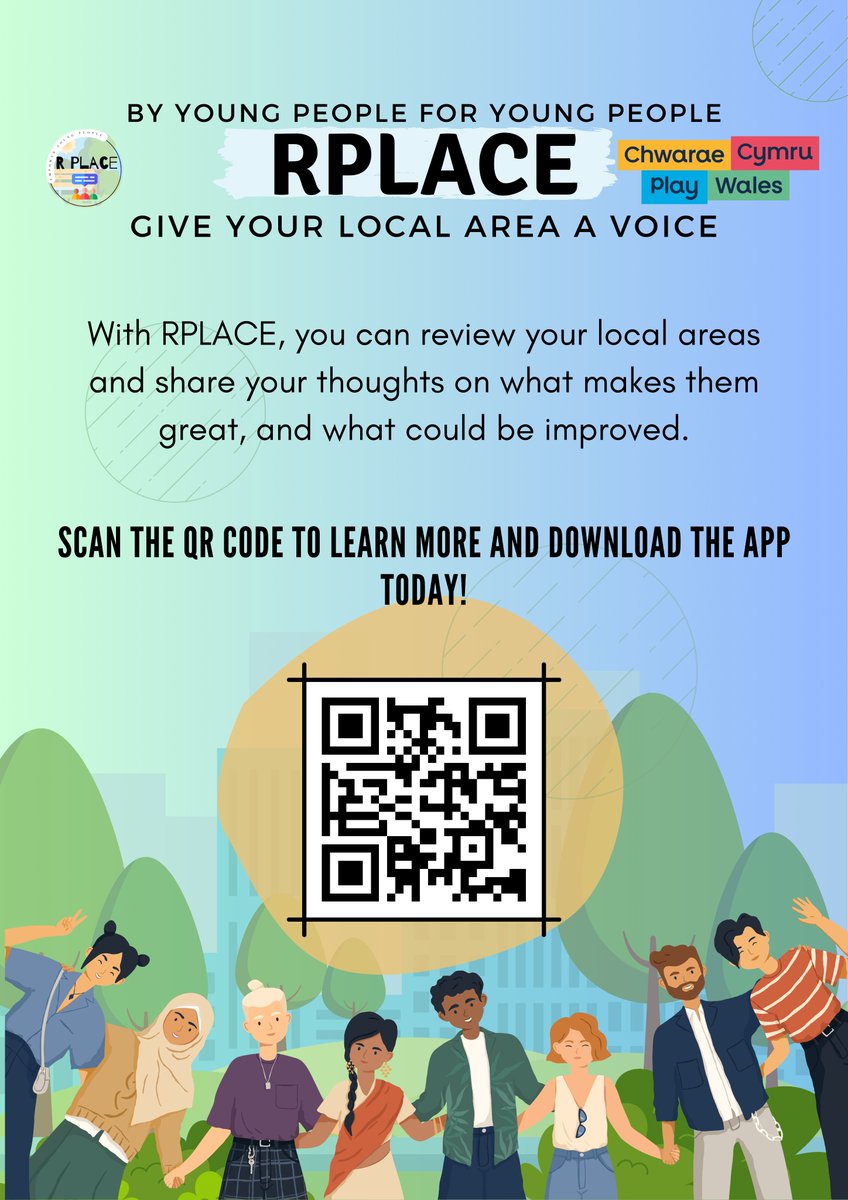 🤔Are you a young person living in Wales?

🤔Are you passionate about making a positive change in your community?

👉📲Scan the QR code below to find out how to have your voice heard.  <a href="/PlayWales/">Play Wales</a> <a href="/ResearchWales/">Health and Care Research Wales</a>