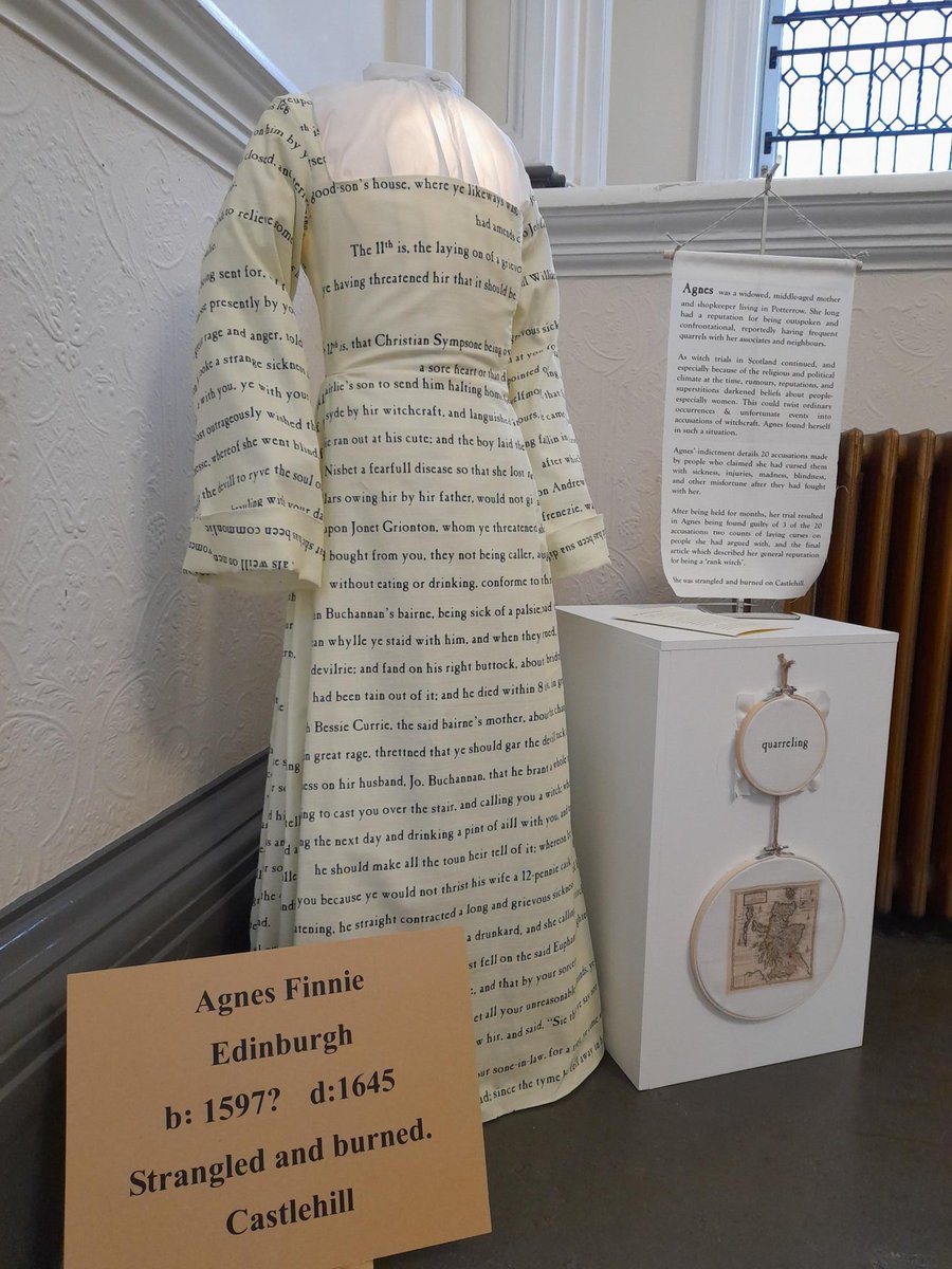 Witches in Word, not Deed is a hauntingly beautiful exhibition trail by artist Carolyn Sutton, currently installed around <a href="/edcentrallib/">Central Library</a>
You can follow the trail around the Library until 30 November 2023.
talesofonecity.wordpress.com/2023/09/20/wit…